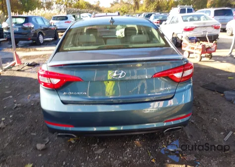 2017 Hyundai Sonata Sport из США, поврежденный, VIN 5NPE34AF2HH461657